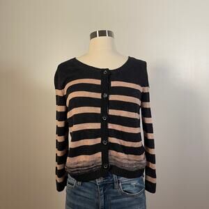 Moth Anthropologie • Striped Button Cardigan